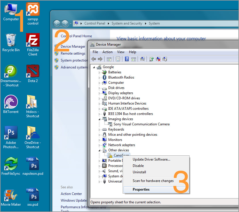 canoscan lide 20 driver for win7